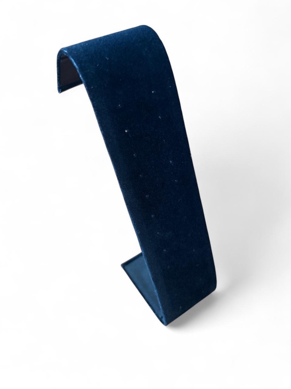Black velvet display stand for jewelry 12 earring pairs